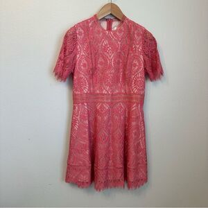 BB Dakota RSVP Lace Overlay Dress